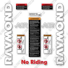 Raymond Forward Facing Reach 750-DR32TT--7500-DR32TT Decal Kit Forklift - Aftermarket Kit