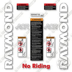 Raymond Forward Facing Reach 7520-DR32TT Decal Kit Forklift - Aftermarket Kit