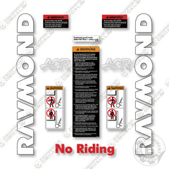 Raymond Forward Facing Reach 770-DR32TT--7700-DR32TT Decal Kit Forklift - Aftermarket Kit