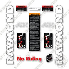 Raymond Pacer 425-C35TT--4250-C35TT Decal Kit Forklift - Aftermarket Kit