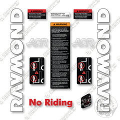 Raymond Pacer 4250-C30TF Decal Kit Forklift - Aftermarket Kit