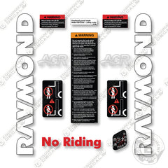 Raymond Pacer 4250-C35TF Decal Kit Forklift - Aftermarket Kit