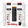 Image of Raymond Side Facing Reach 7400-R45TT--740-R45TT Decal Kit Forklift - Aftermarket Kit