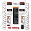Image of Raymond Side Facing Reach 7500-R45TT--750-R45TT Decal Kit Forklift - Aftermarket Kit
