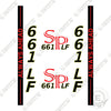 Image of SP 661LF Decal Kit Harvester - Aftermarket Kit