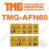 Image of TMG AFN60 Decal Kit ATV - Aftermarket Kit