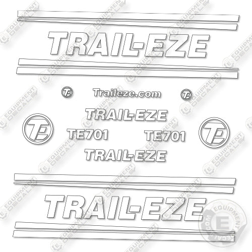 Trail-Eze TE701 Decal Kit Trailer - Aftermarket Kit