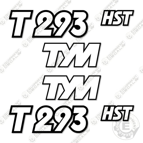 TYM 293 Decal Kit Tractor - Aftermarket Kit