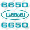 Image of Tennant 6650 Decal Kit Sweeper - Aftermarket Kit