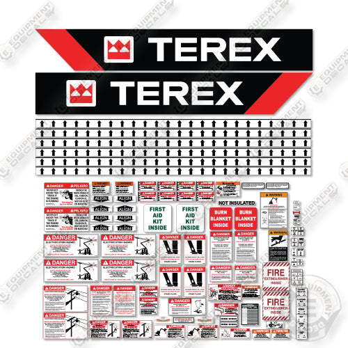 Terex LT40 Decal Kit Bucket Truck- Aftermarket Kit