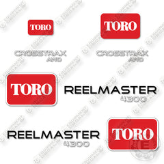 Toro 4300 Decal Kit Mower- Aftermarket Kit
