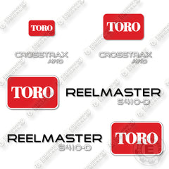 Toro 5410-D Decal Kit Mower- Aftermarket Kit