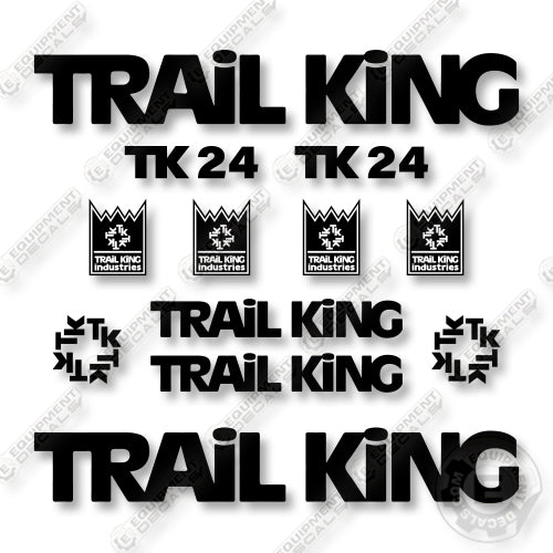 Trail King TK24 Decal Kit Trailer - Aftermarket Kit