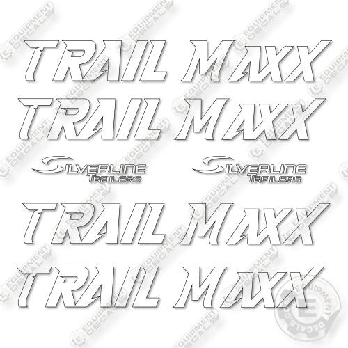 Trailmaxx Silverline Trailers Decal Kit Trailer - Old Style- Aftermarket Kit