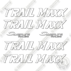 Trailmaxx Silverline Trailers Decal Kit Trailer - Old Style- Aftermarket Kit