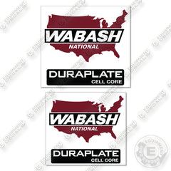 Wabash National Cell Core Decal Kit Dry Van Trailer - Aftermarket Kit