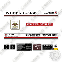 Wheel Horse A-90 Decal Tractor - Aftermarket Kit