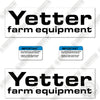 Image of Yetter Farm Equipment Logo Decal Kit Farm Equipment-  Aftermarket Kit