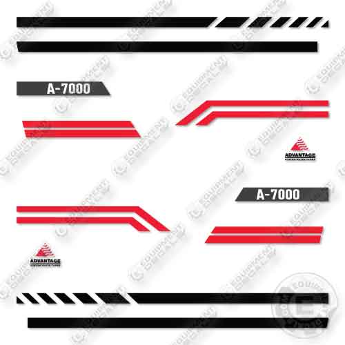 Fits Advantage A-7000 Water Truck Decal Kit (Copy)