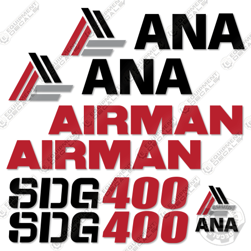 Fits Airman SDG400 Decal Kit Air Compressor