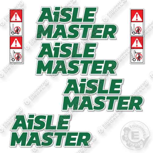Fits Aisle Master 20NE Forklift Decal Kit