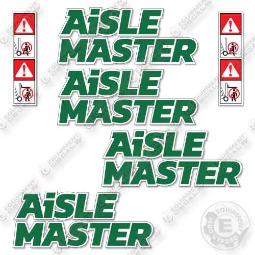 Fits Aisle Master 44S Forklift Decal Kit