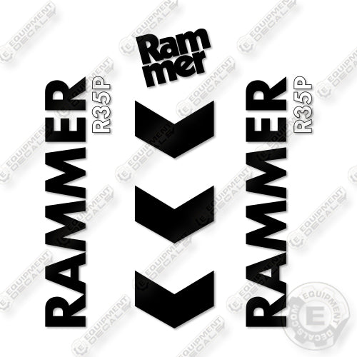 Allied RAMMER R35P Decal Kit Hammer - Aftermarket Kit