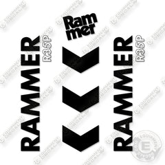 Allied RAMMER R35P Decal Kit Hammer - Aftermarket Kit