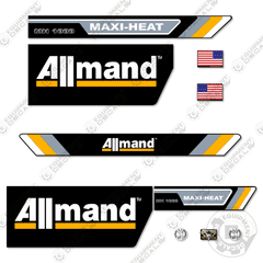 Fits Allmand MH-1000 Decal Kit Diesel Heater