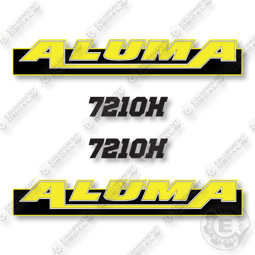 Aluma 7210H Decal Kit Trailer - Aftermarket Kit