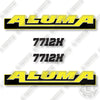 Image of Aluma 7712H Decal Kit Trailer - Aftermarket Kit