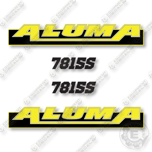 Aluma 7815S Decal Kit Trailer - Aftermarket Kit