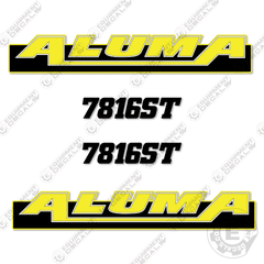 Fits Aluma 7816ST Decal Kit Trailer (Set of 2)