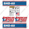 Image of Fits American Eagle SHD-60 Decal Kit Air Compressor