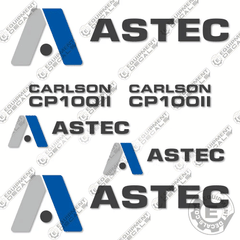 Fits Astec Carlson CP100II Decal Kit Paver