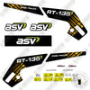 Image of Fits ASV RT-135 Decal Skid Steer