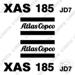 Fits Atlas Copco XAS185 JD7 Decal Kit Air Compressor