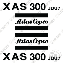 Fits Atlas Copco XAS300 JDU7 Decal Kit Air Compressor