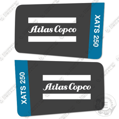 Fits Atlas Copco XATS250 Decal Kit Air Compressor