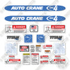 Image of AutoCrane ECH4 Decal Kit Crane - Aftermarket Kit