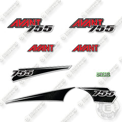 Avant 755 Decal Kit Wheel Loader - Aftermarket Kit