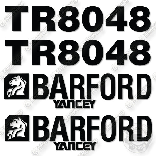 Barford TR8048 Decal Kit Conveyor- Aftermarket Kit