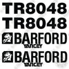Image of Barford TR8048 Decal Kit Conveyor- Aftermarket Kit