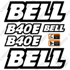 Fits Bell B40E Decal Kit Articulated Dump Truck