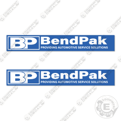 Fits Bendpak Car Lift Logo Decals - 17"