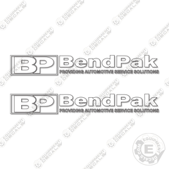 Fits Bendpak Car Lift Logo Decals - 16"