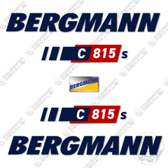 Fits Bergmann C815S Decal Kit Site Dumper