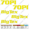 Image of Fits BigTex 70PI Trailer Decal Kit