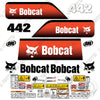 Image of Bobcat 442A Decal Kit Excavator - Aftermarket Kit