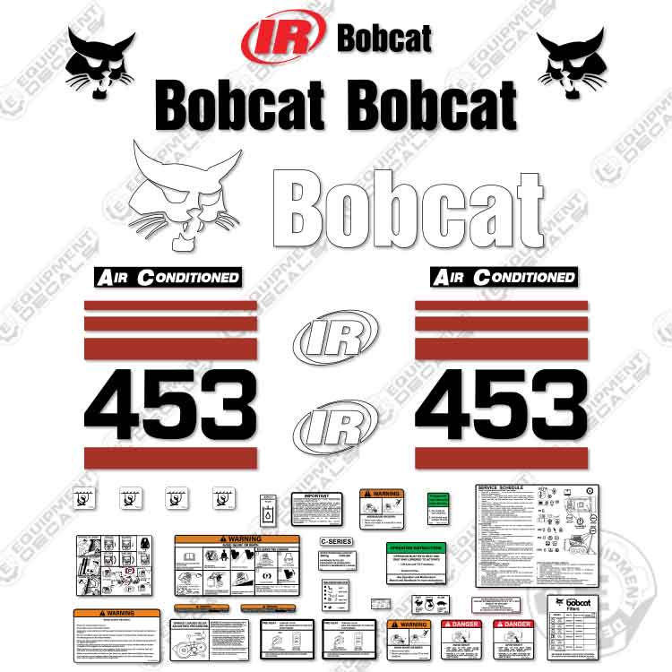 Fits Bobcat 453 Decal Kit Skid Steer